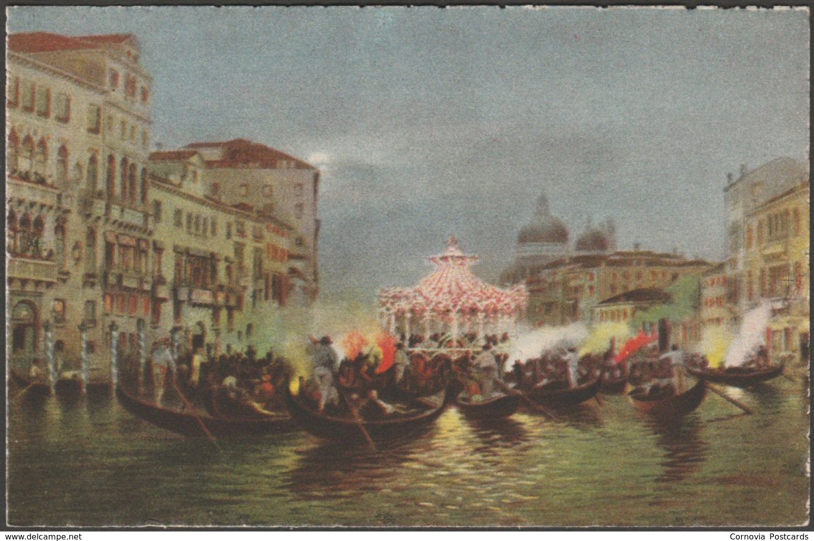 Serenate, Canal Grande, Venezia, C.1920s - Scrocchi Cartolina - Venezia (Venice)