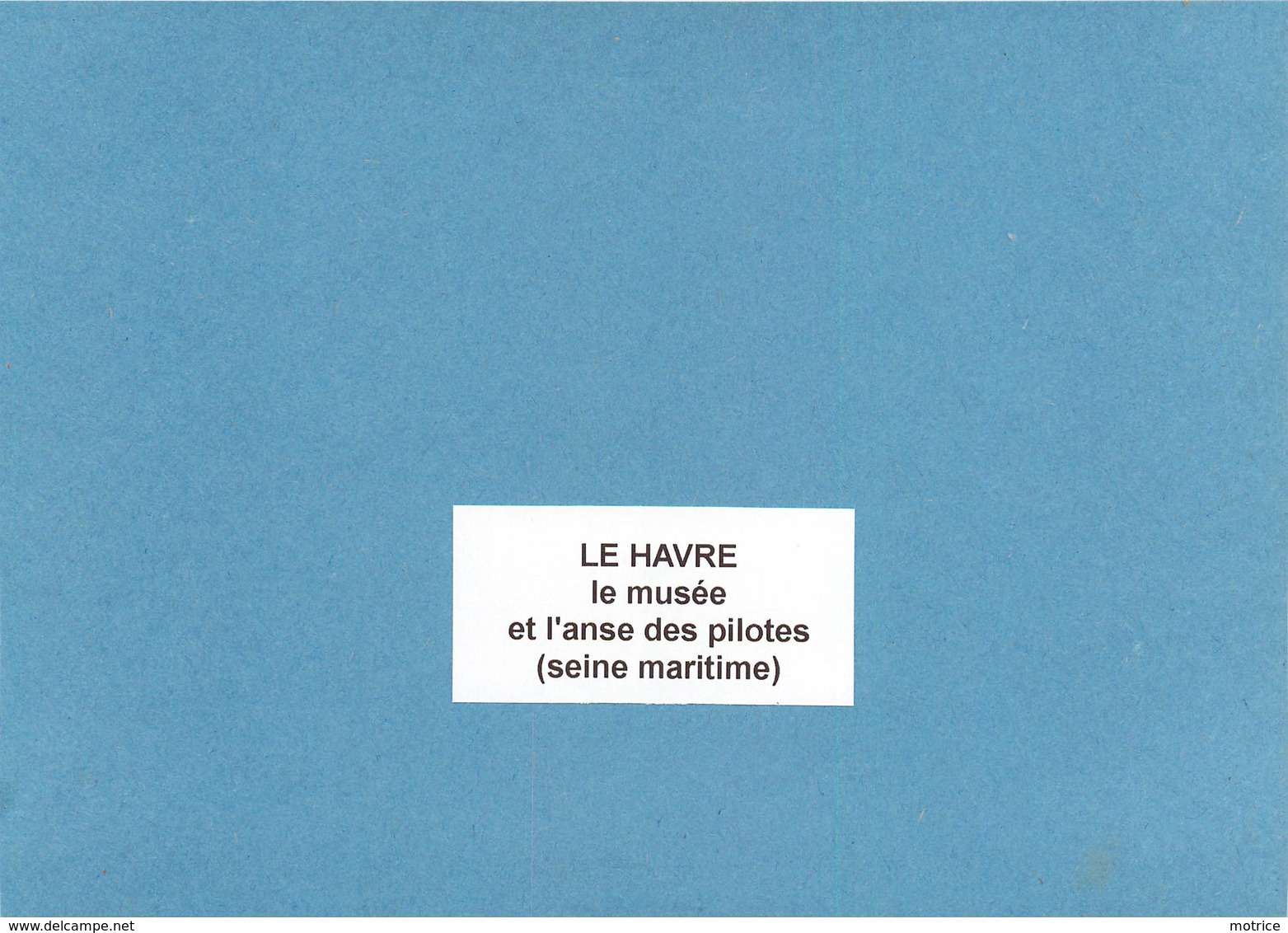 LE HAVRE (seine Maritime) - Le Musée Et L'Anse Des Pilotes, Photo Vers 1900 Format 17,8cm X 12cm . - Places