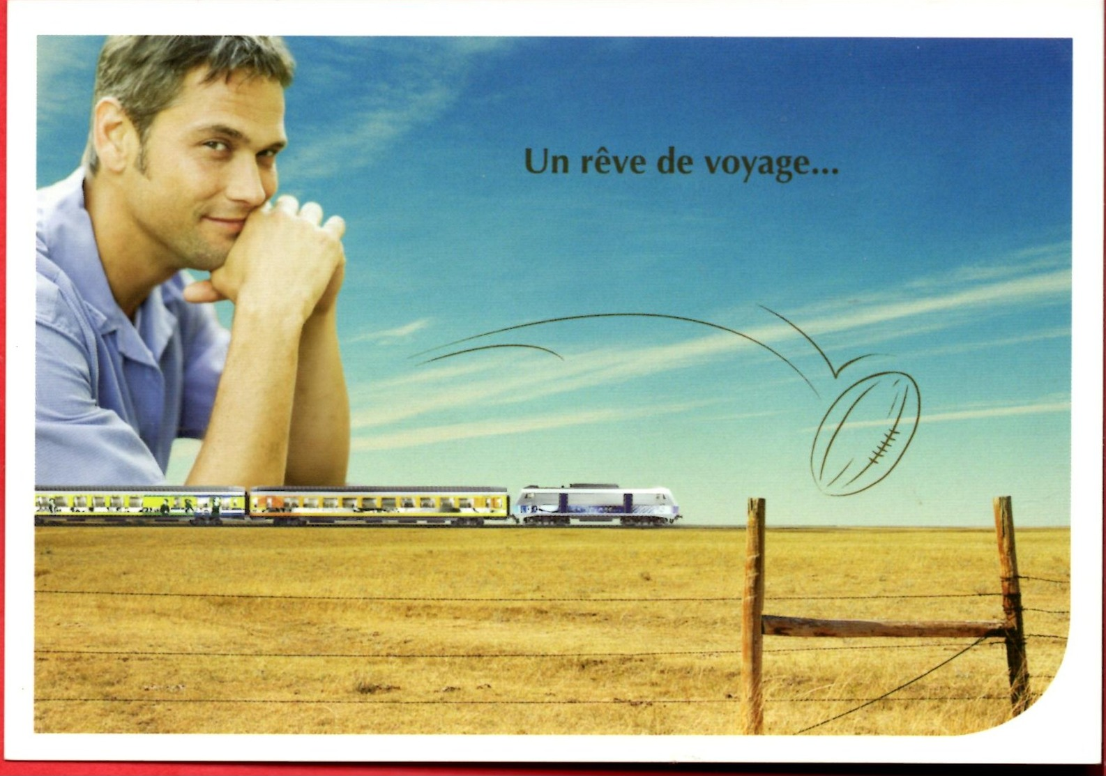 2003 TEOZ Corail **Un Rêve De Voyage** PARIS -----) Limoges -----) BRIVE Belle Carte NEUVE - Trains