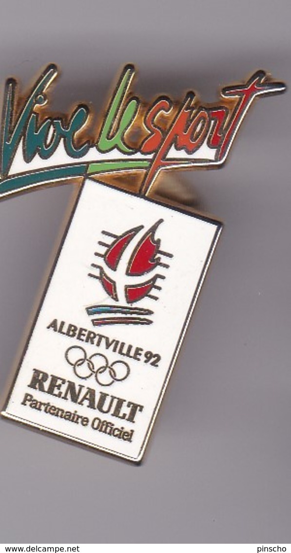 Pin's  RENAULT ALBERVILLES - Renault