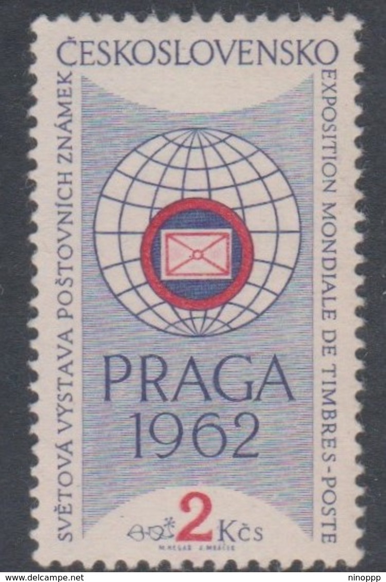 Czechoslovakia Scott 1030 1961 Praga 62 Stamp Exhibition, Mint Never Hinged - Unused Stamps