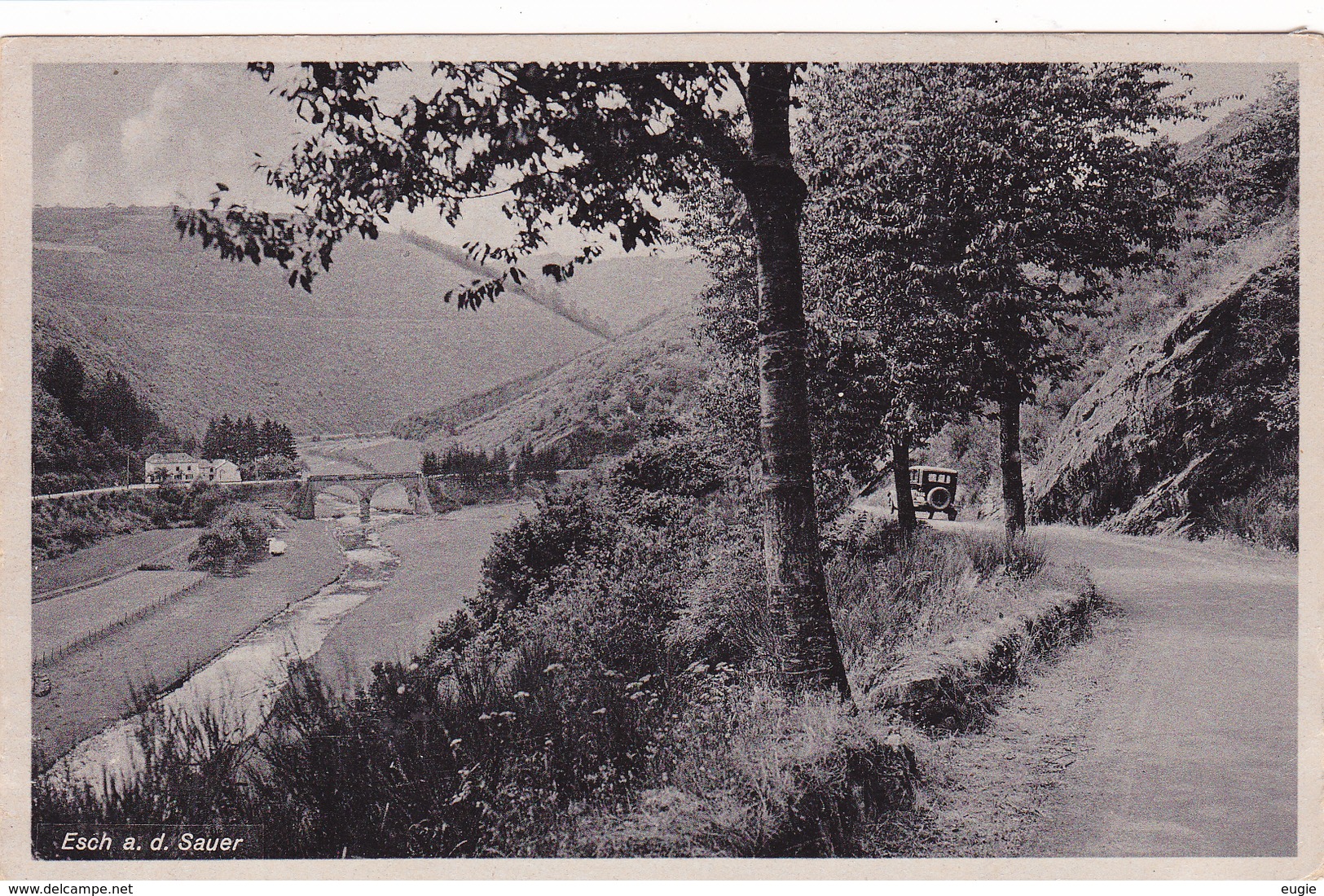 150/ Esch A. D. Sauer, Hotel Der Ardennen, Inh. Arthur Ferber, 1950 - Andere & Zonder Classificatie