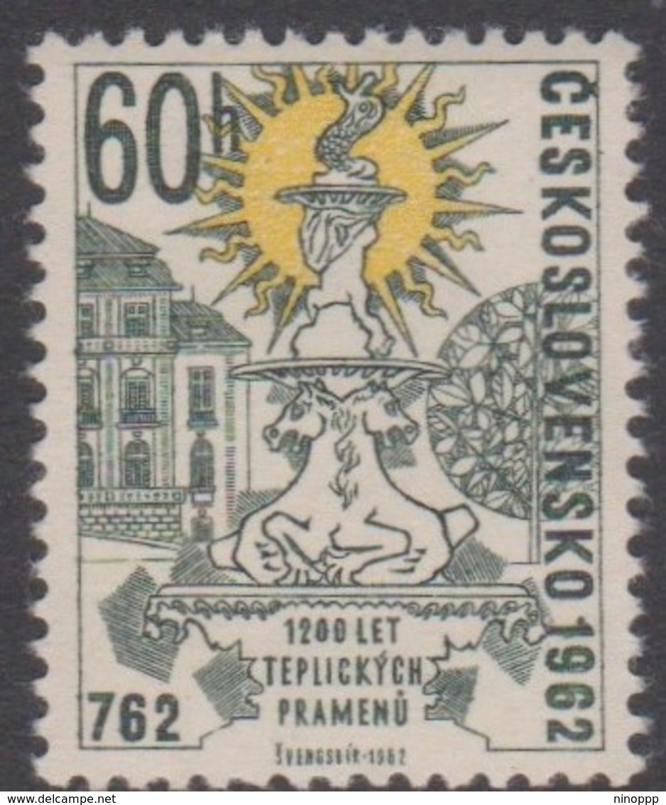 Czechoslovakia Scott 1120 1962 Klary's Fountain Teplice, Mint Never Hinged - Unused Stamps