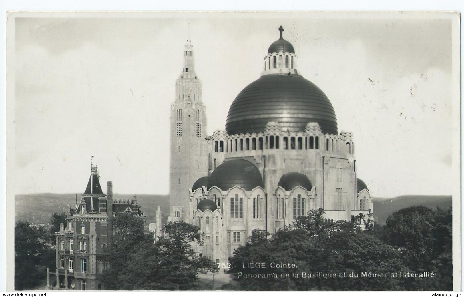 Luik - Liège - 752 - Panorame De La Basilique Et Du Mémorial Interallié - 1936 - Liege