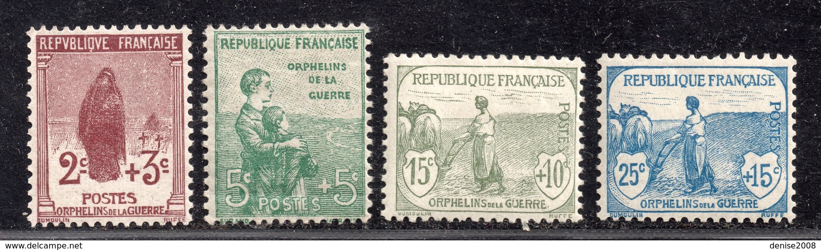 N° 148**/149*/150*/151* Neuf **/* Gomme D'Origine à 16% De La Cote  TB - Unused Stamps