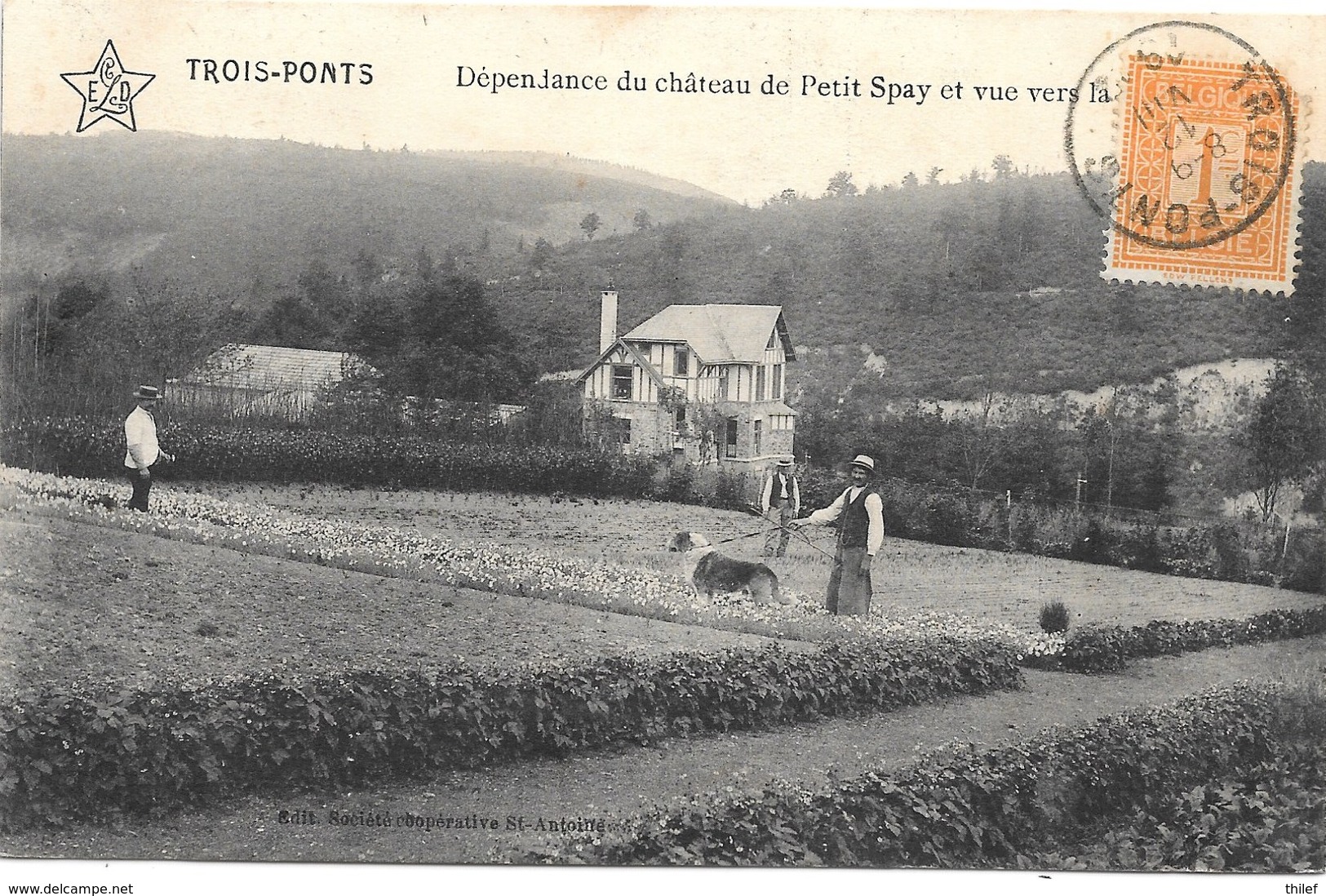 Trois-Ponts NA5: Dépendances Du Château De Petit-Spay... 1912 - Trois-Ponts