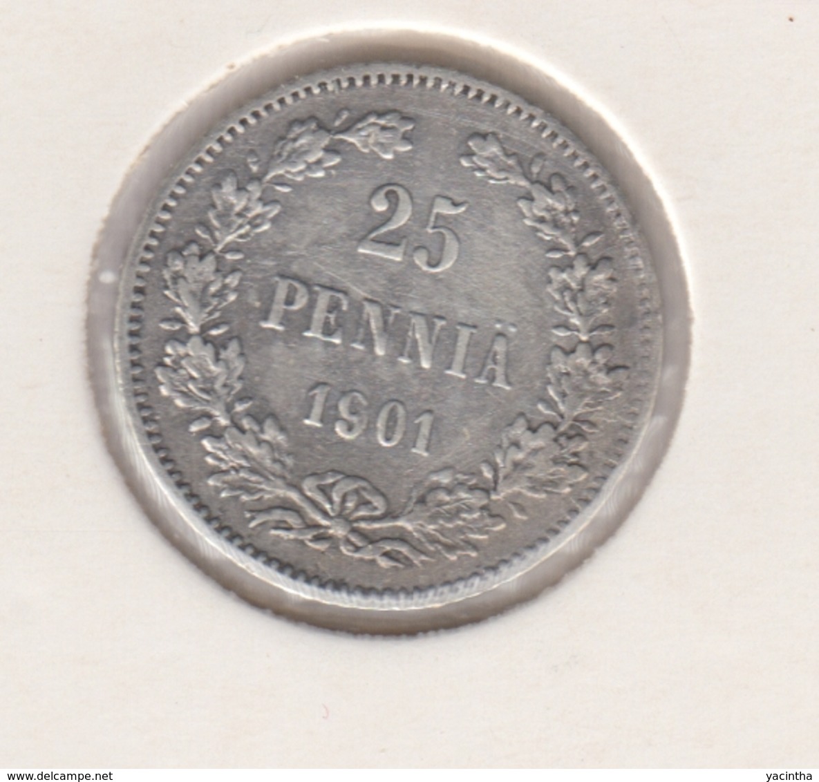 @Y@   FINLAND   25  Pennia 1901  Zilver / Ag     (2735) - Finlandia