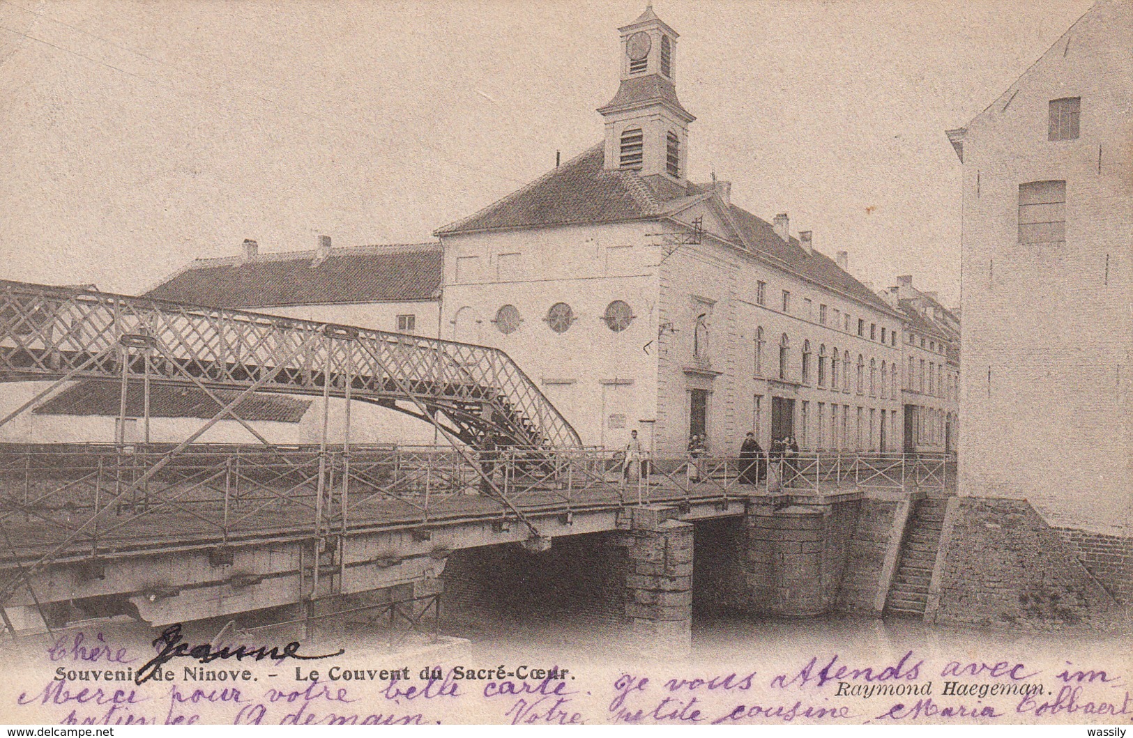 Ninove -  Le Couvent Du Sacré Coeur - Met Passerelle - Ninove