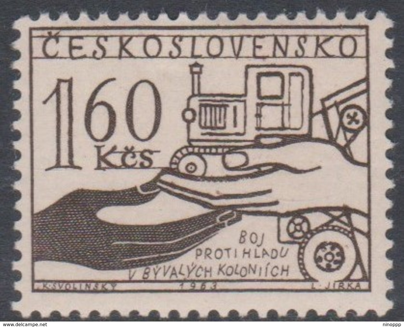 Czechoslovakia Scott 1195 1963 FAO Freedom From Hunger, Mint Never Hinged - Unused Stamps