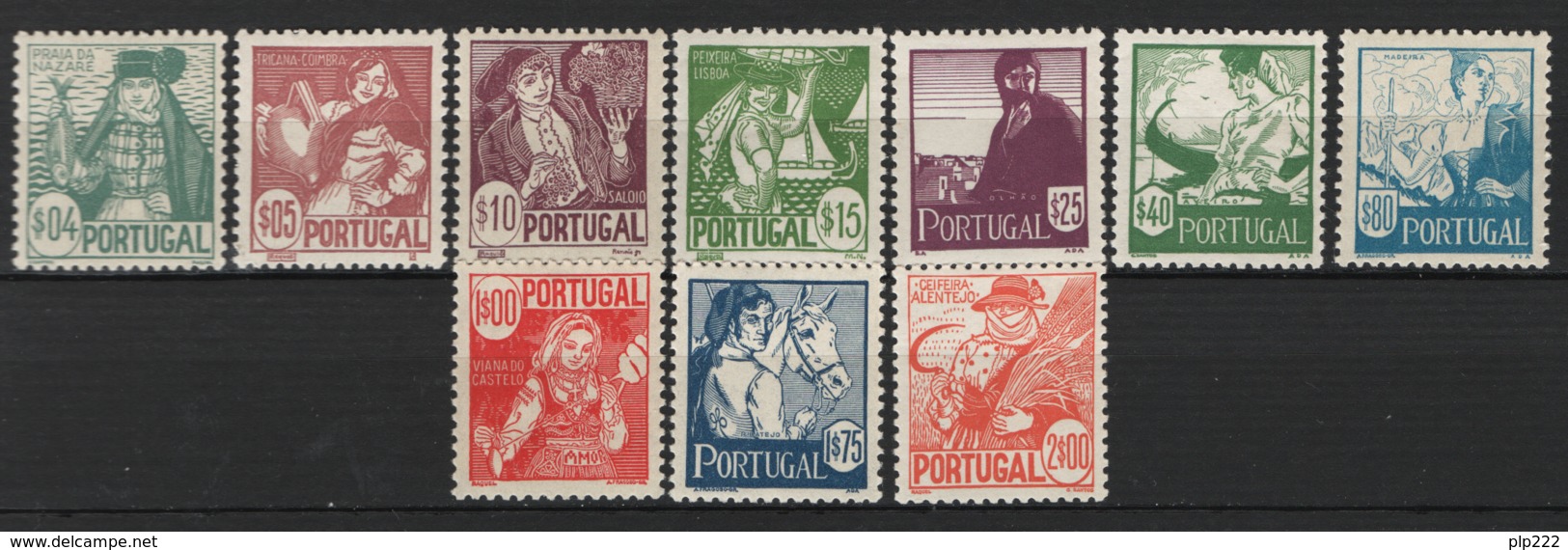 Portogallo 1941 Unif.616/25 */MH VF/F - Unused Stamps