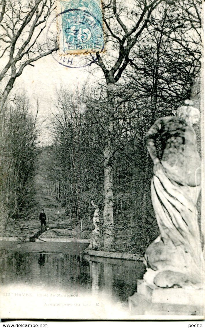 N°69539 -cpa Le Havre -forêt De Montgeon- - Forêt De Montgeon