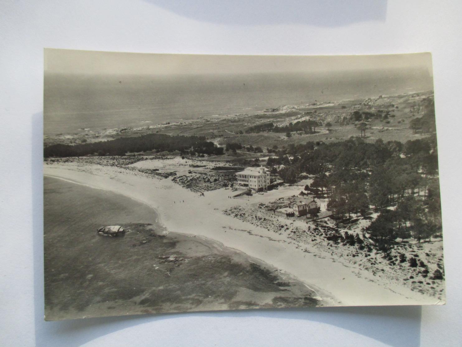 La Guardia Pontevedra  Restaurante Hotel "el Molino " Playa De Camposancos  Vue Aérienne 1960 - Pontevedra