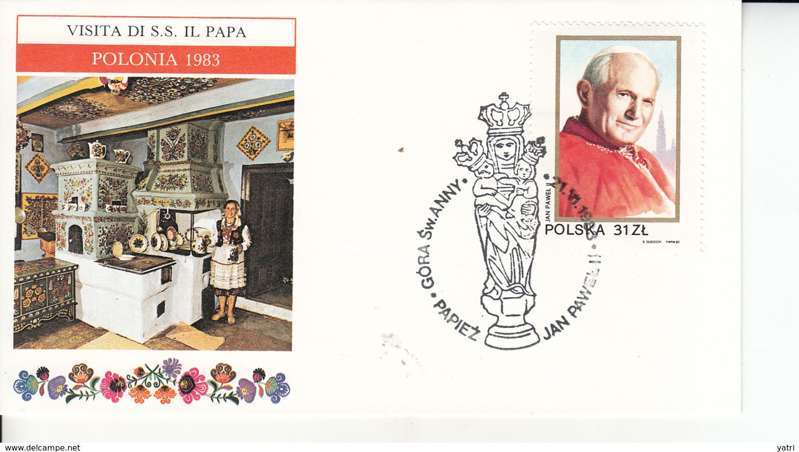 Polonia (1983) - Viaggio Di Papa Giovanni Paolo II - Storia Postale