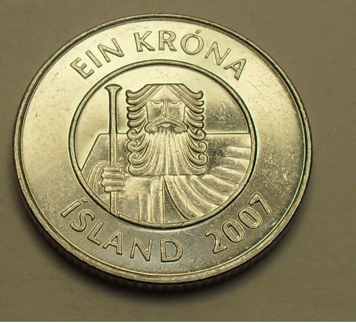 2007 - Islande - Iceland - 1 KRONA - KM 27a - Islandia