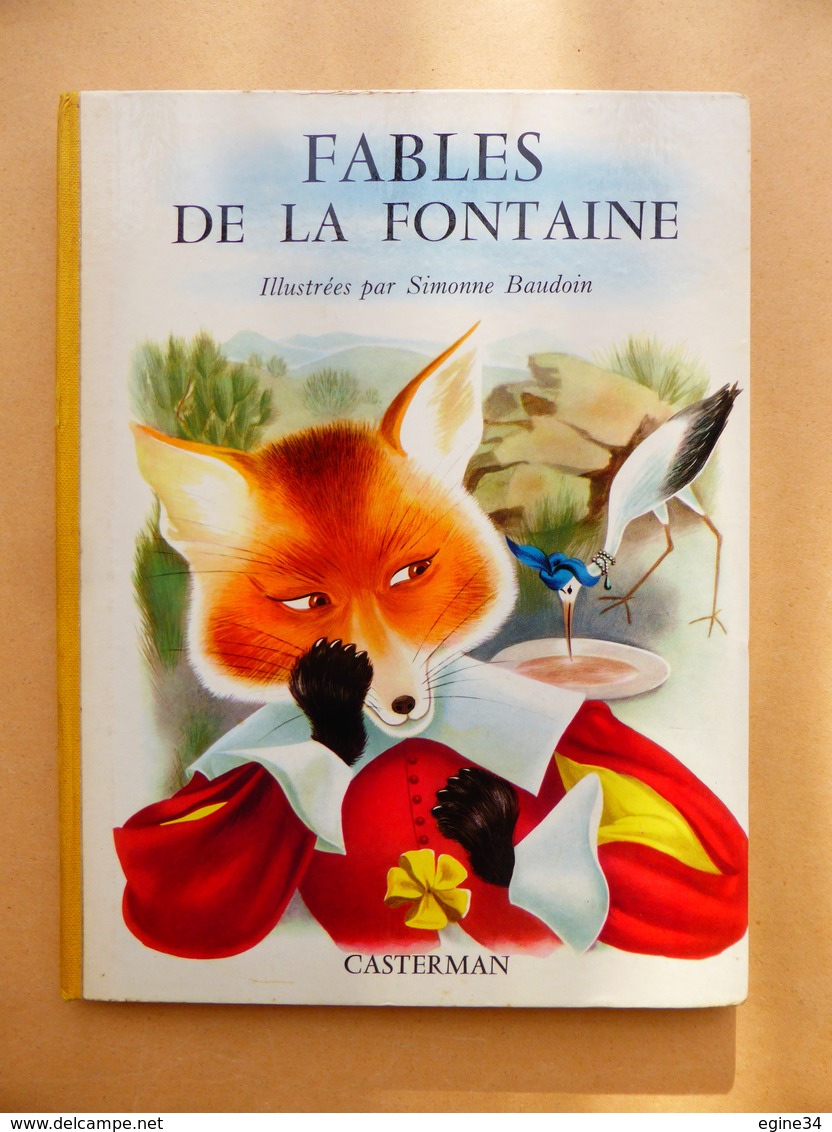 Enfantina - Editions Casterman - Fables De La Fontaine - Illustrées Par Simonne Baudoin - 1955 - Casterman