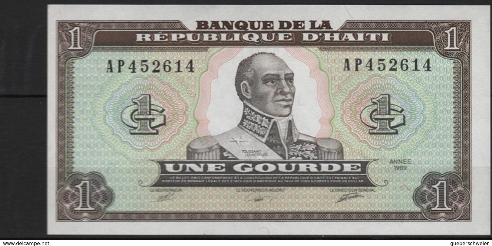 B 48 - HAÏTI Billet De 1 Gourde état Neuf - Haïti