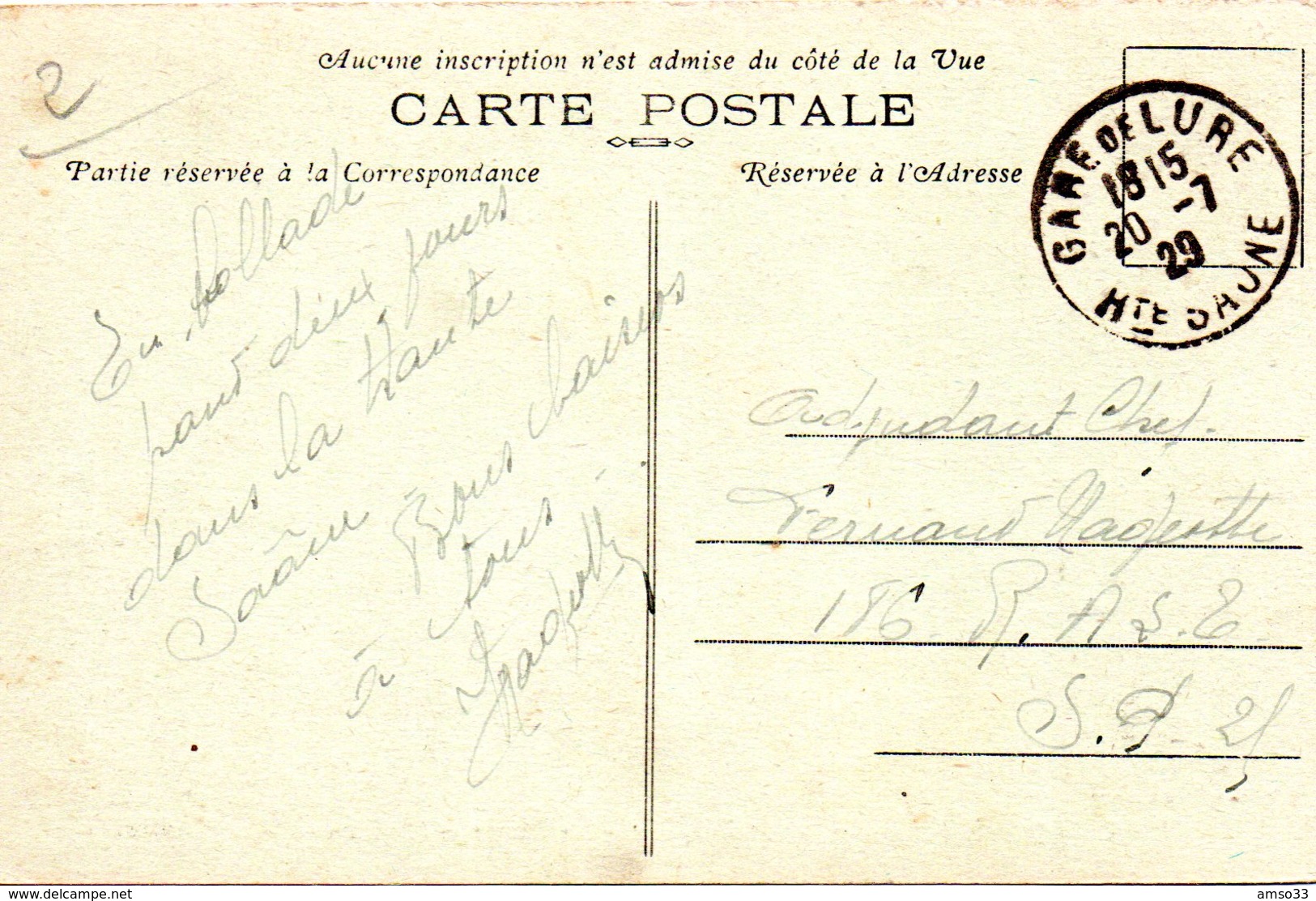 10049. CPA 70 LURE. QUARTIER LASALLE. 21è DRAGON. LA FORGE ET L'INFIRMERIE VETERINAIRE 1929 - Lure