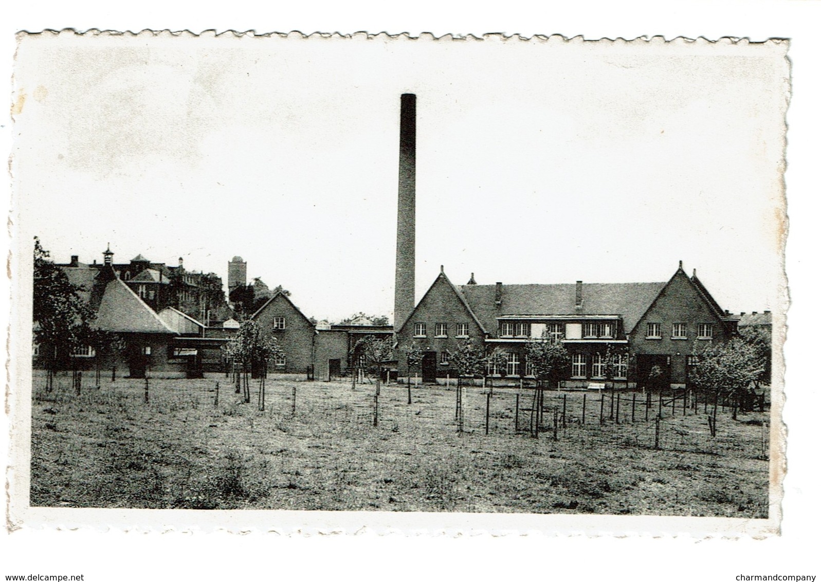 Institut St Bernard - Manage - Frères De La Charité - Vue D'ensemble - Circulée  - 2 Scans - Manage