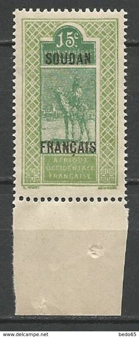 SOUDAN N° 38 NEUF** LUXE SANS CHARNIERE / MNH - Neufs