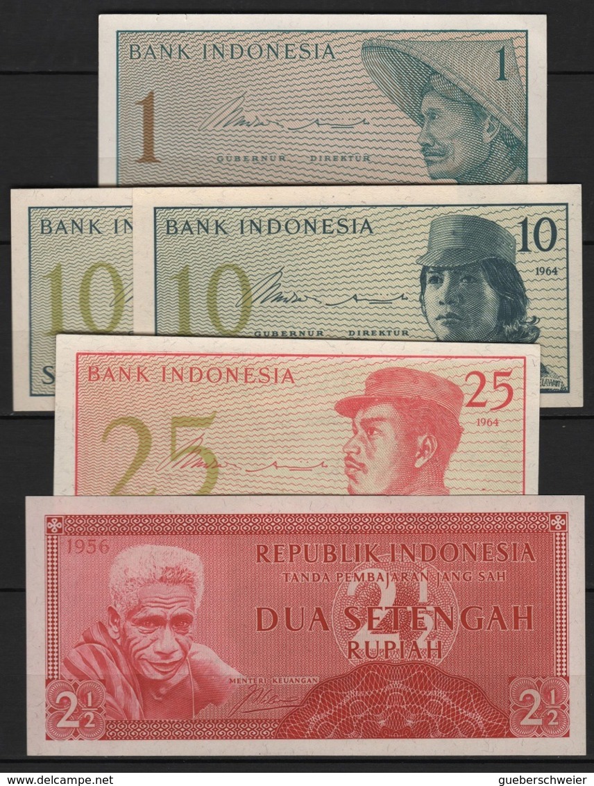 B 55 - INDONESIE Lot De 5 Billets états Neufs - Inde