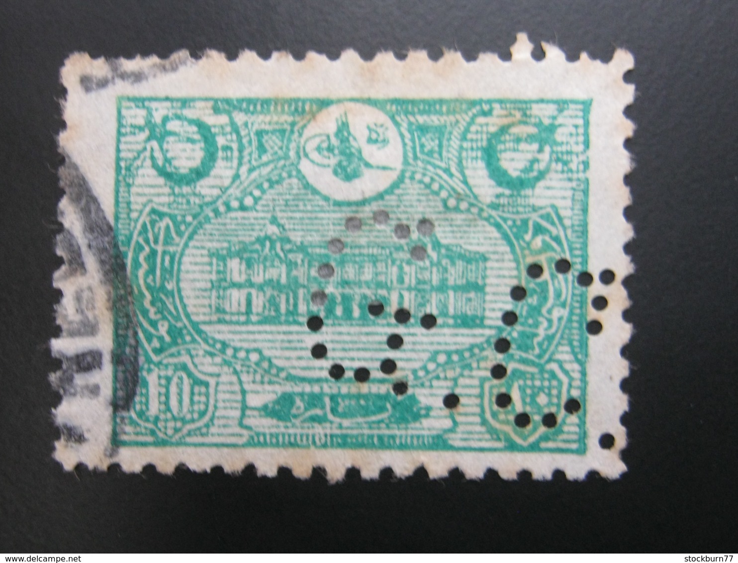 TÜRKEI  , Perfin , Firmenlochung - Used Stamps