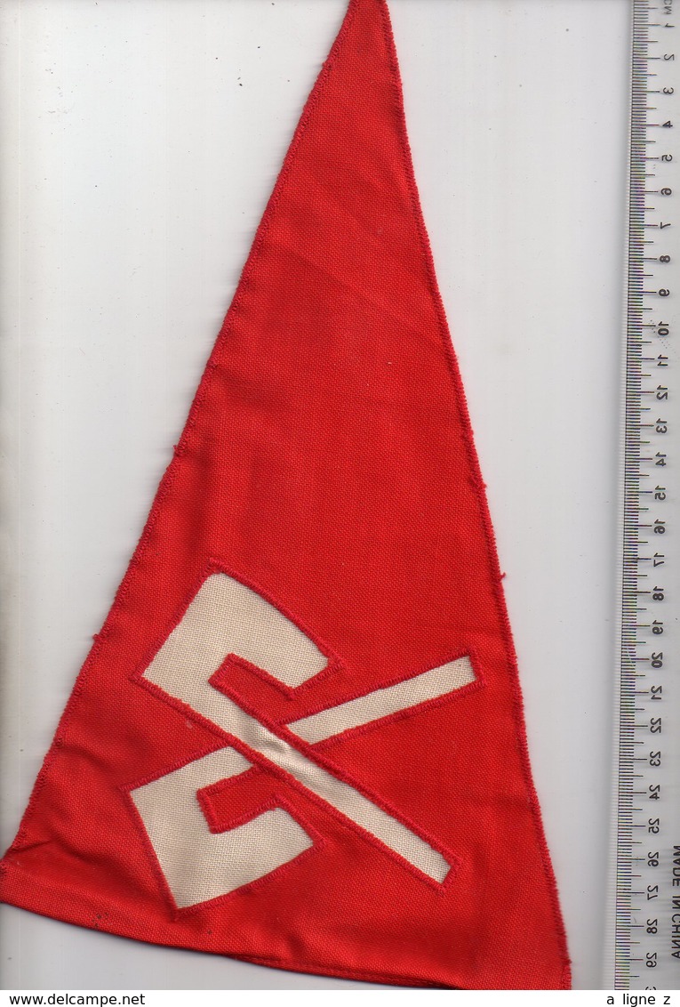 REF ENV : Fanion Flag Pennant Stendardo Touristique Ancien : Biel / Bienne Canton Berne - Obj. 'Souvenir De'