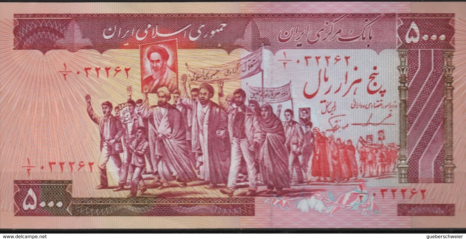B 56 - IRAN Billet De 5000 Rials N° 139 - Iran