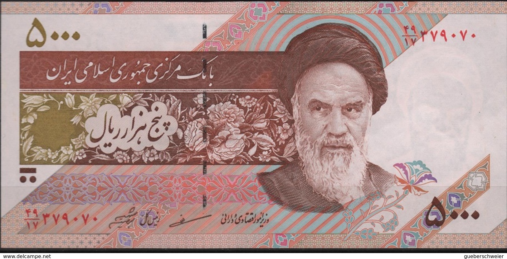 B 57 - IRAN Billet De 5000 Rials - Iran