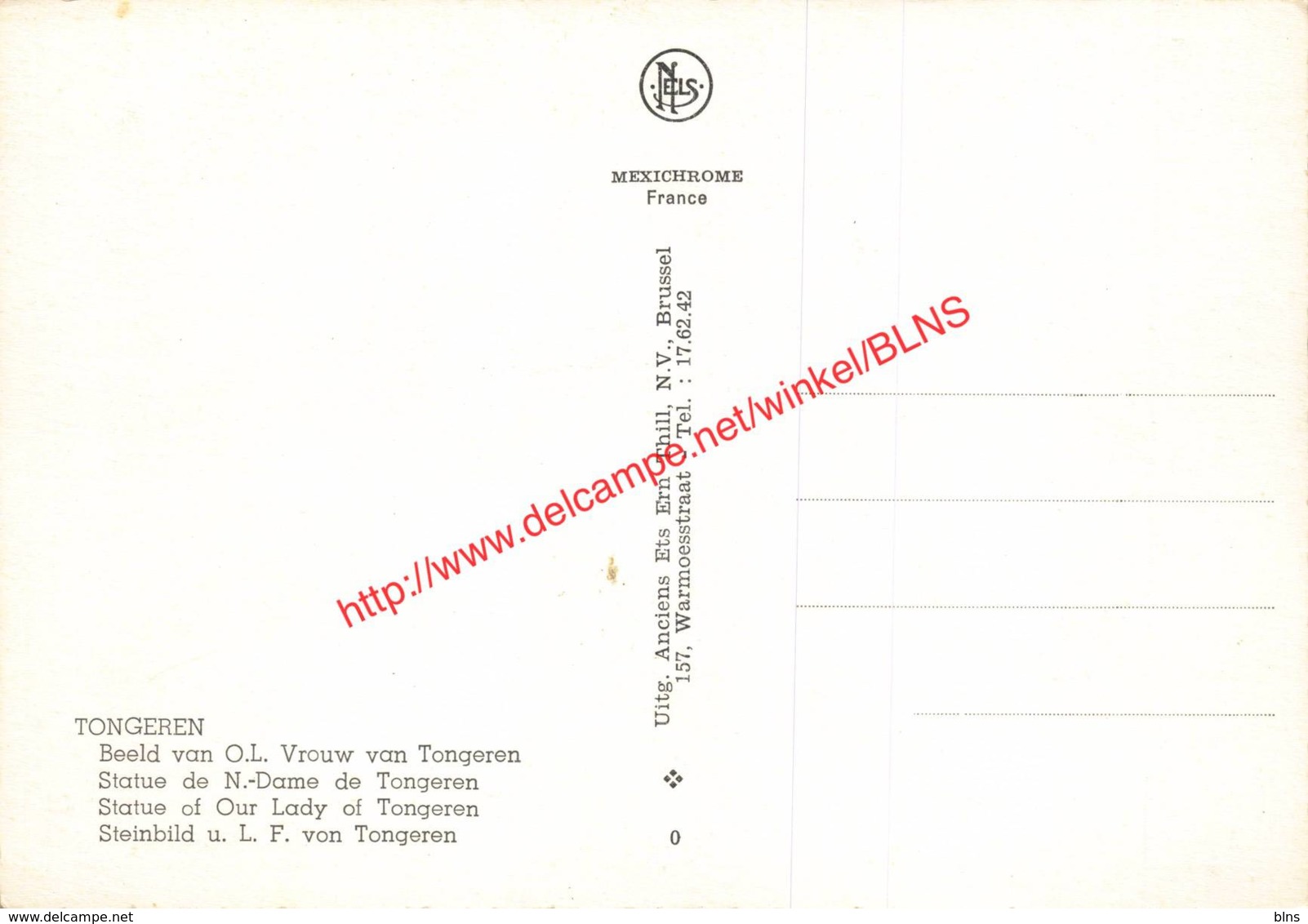 Beeld Van O.L. Vrouw Van Tongeren - Tongeren - Tongeren