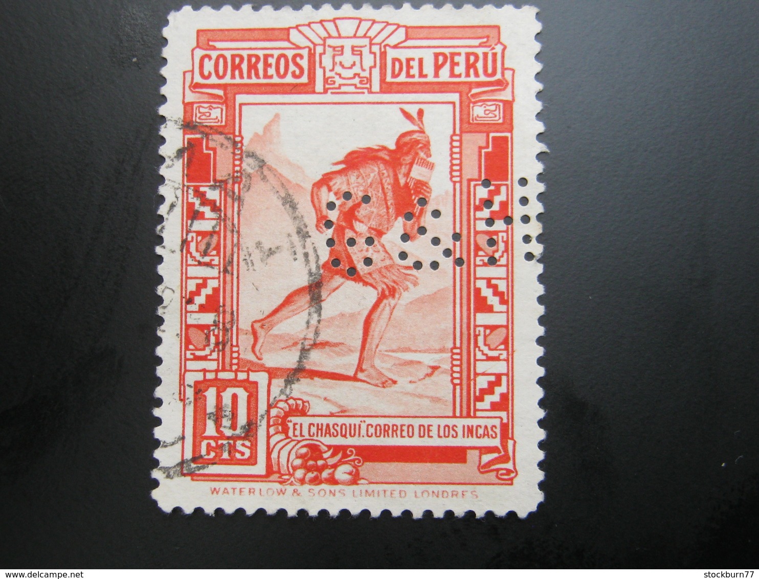 PERU      , Firmenlochung , Perfin - Peru