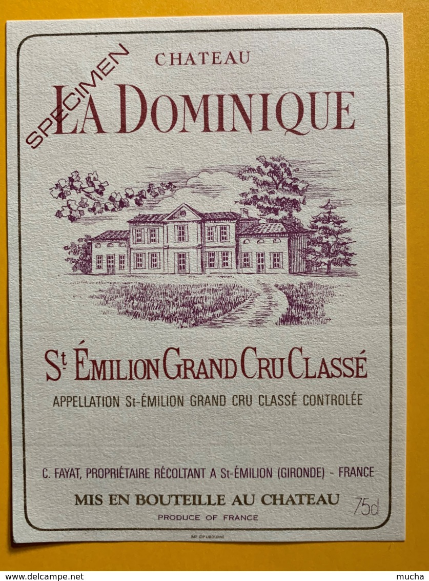 9906 - Château La Dominique Saint-Emilion  Spècimen - Bordeaux