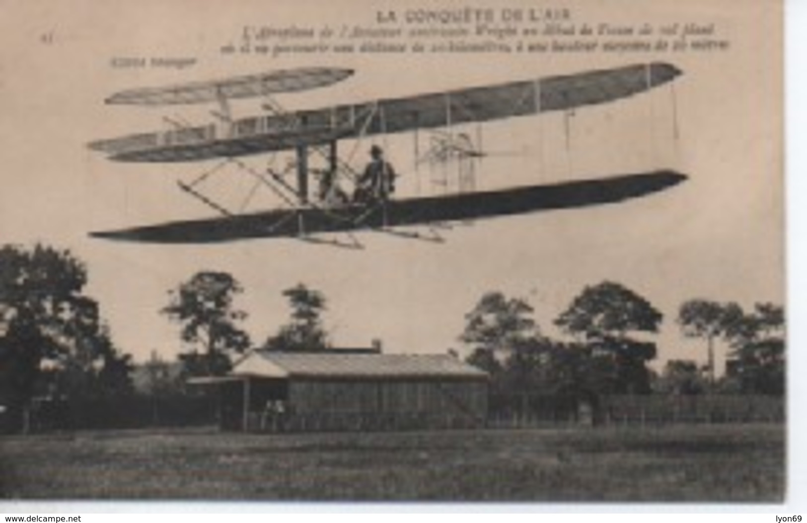 LA CONuete De L Air  L Aeroplane De Wright - Aviateurs