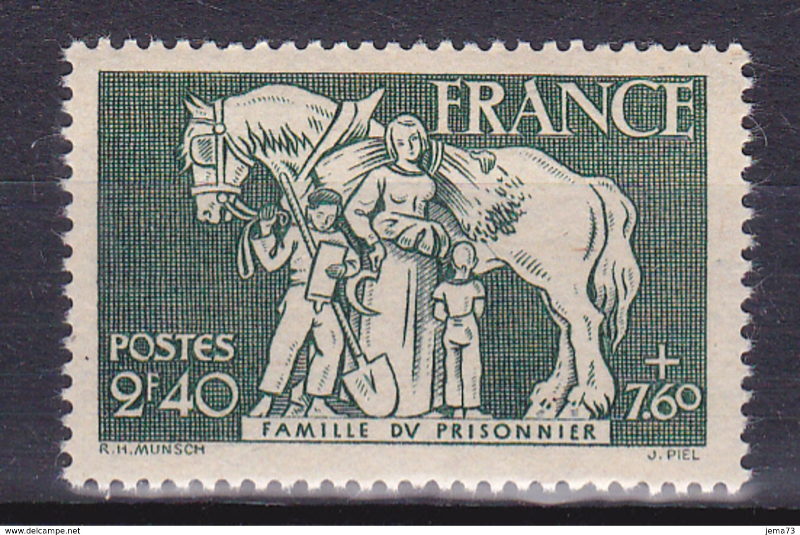 N° 586: Un Timbre Neuf Impeccable Sans Charnière - Unused Stamps