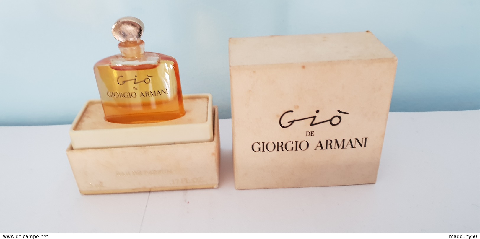 MINIATURE PARFUM  ARMANI  GIO DE GIORGIO ARMANI  EDP 5ml - Miniatures Femmes (avec Boite)