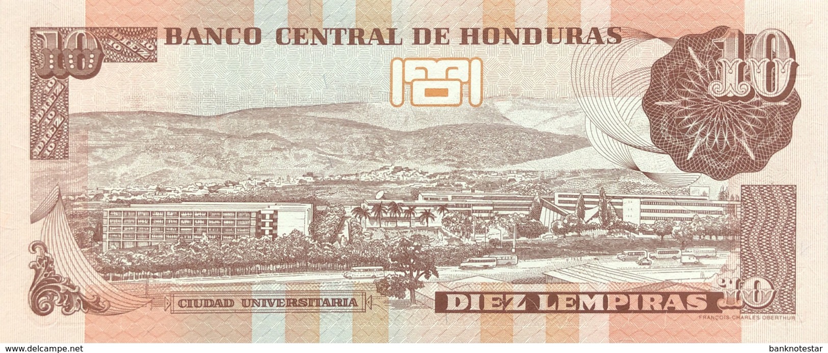 Honduras 10 Lempiras, P-86d (13.7.2006) - UNC - Honduras