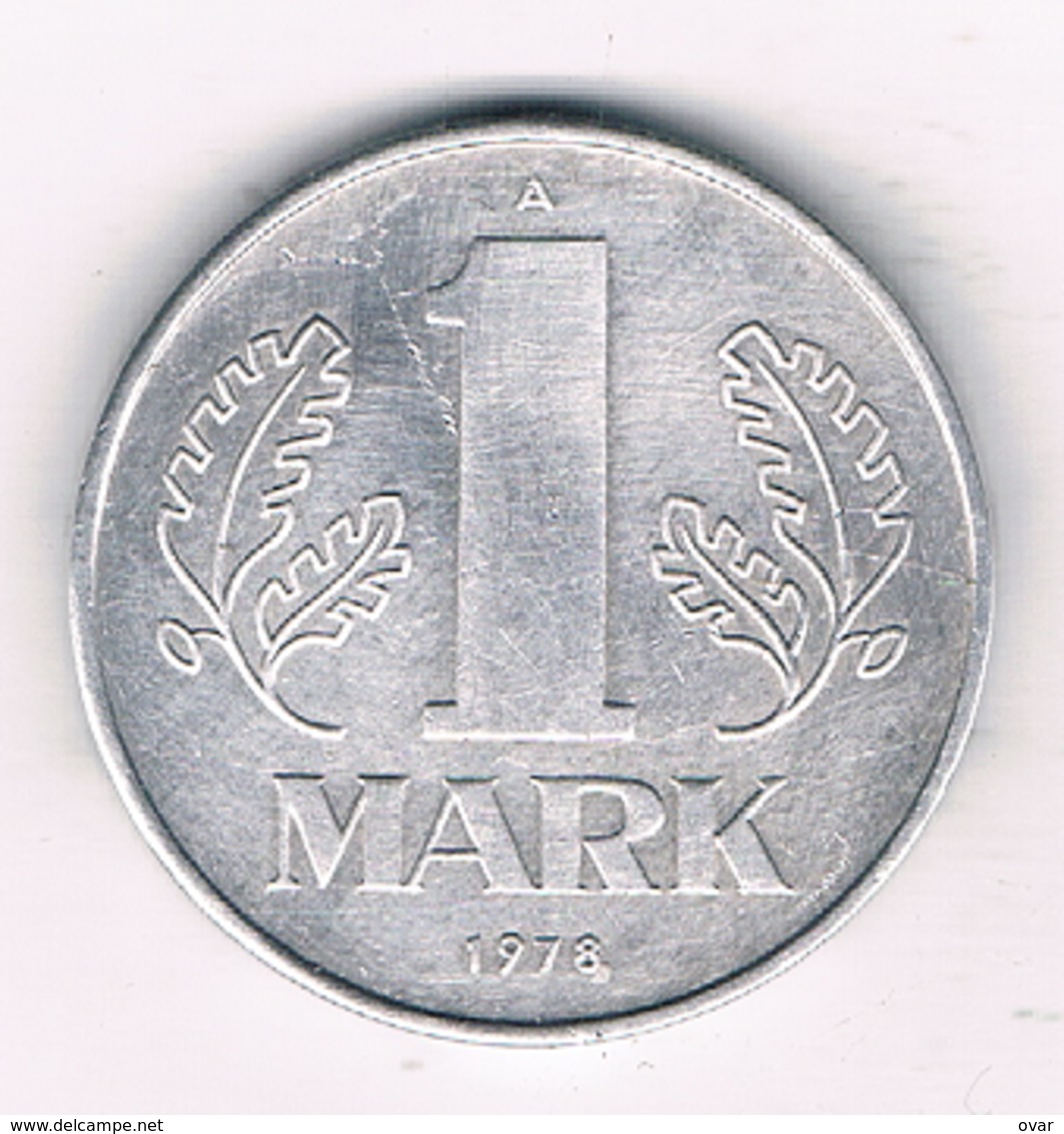 1 MARK 1978 A DDR  DUITSLAND /0933/ - 1 Mark