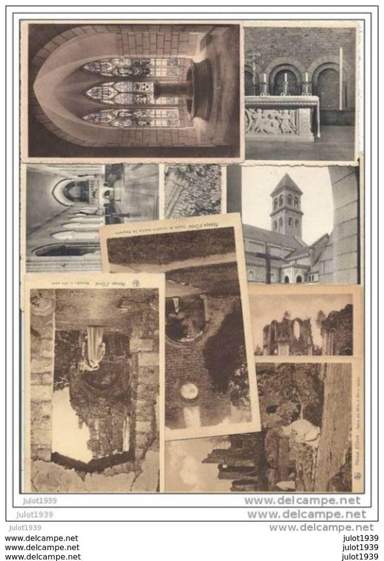 ORVAL ..-- Lot De 10 Cartes Différentes De L' ABBAYE D' ORVAL Dont 7 écrites . - Florenville