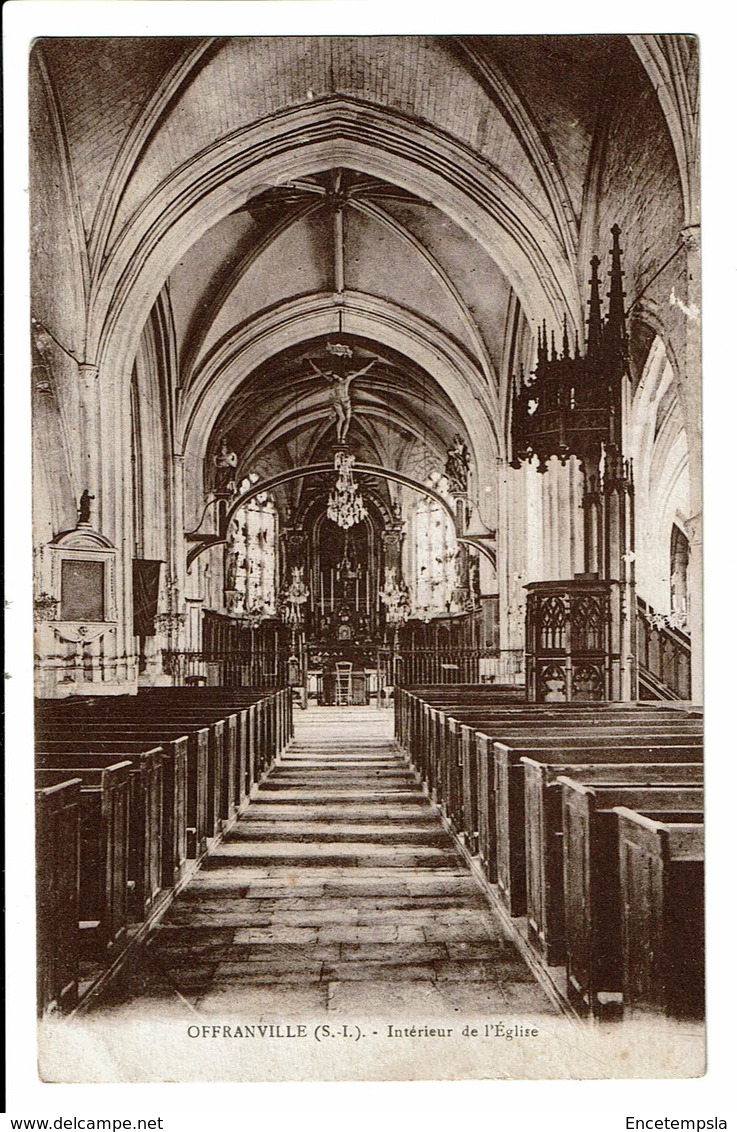 CPA - Carte Postale -FRANCE-Offranville Intérieur De Son Eglise VM192 - Offranville