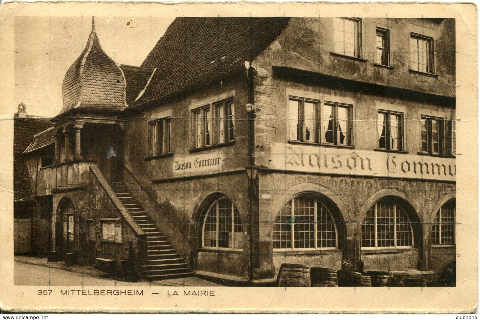 CPA - MITTELBERGHEIM - LA MAIRIE - Autres & Non Classés