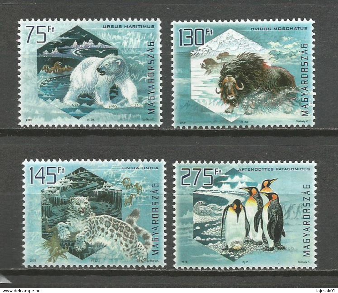Hungary 2009. Preserve The Polar Regions  Set MNH - Bears