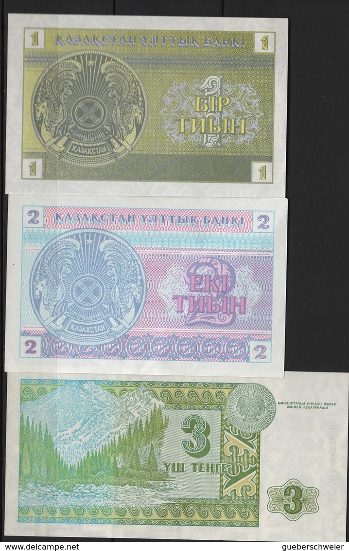 B 62 - KAZAKHSTAN Lot De 3 Billets Diff. état Neuf 1er Choix - Kazakhstan