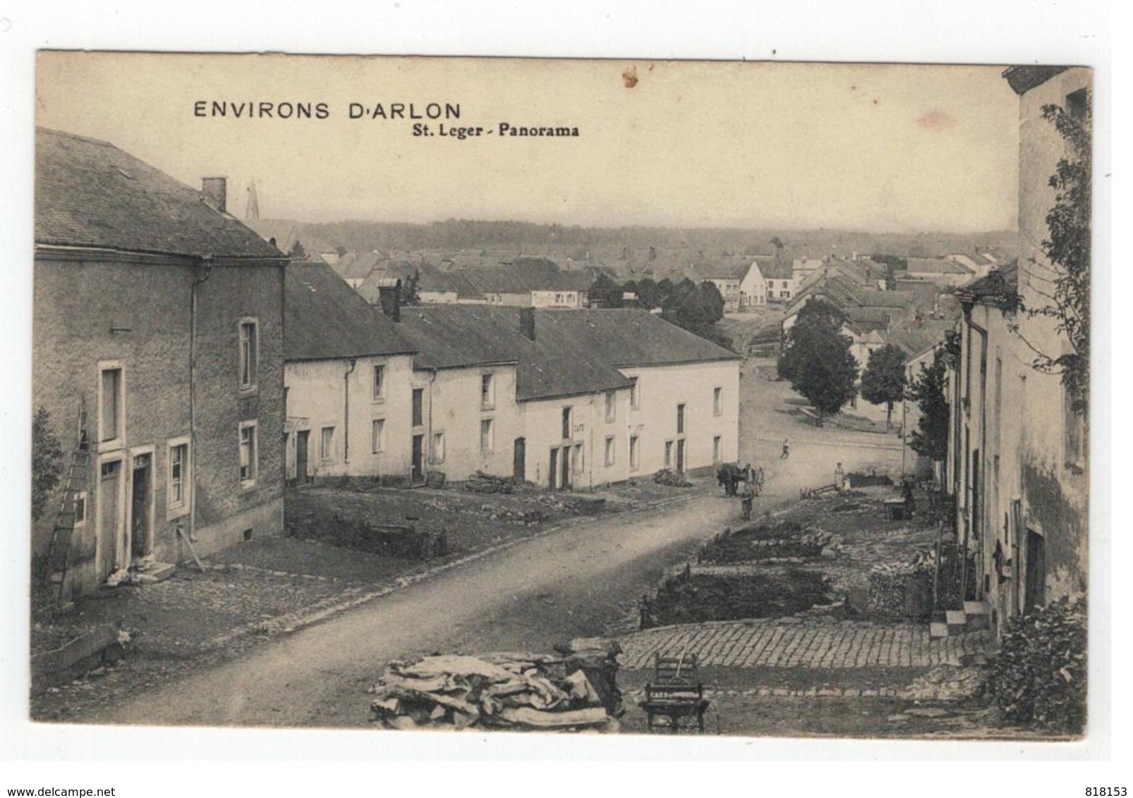 St. Leger - Panorama   ENVIRONS D'ARLON  1914 - Saint-Léger