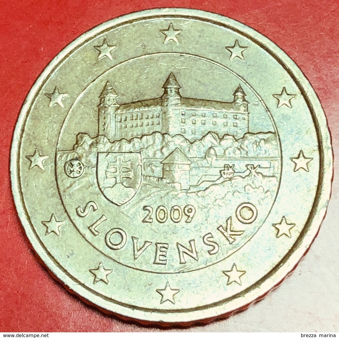 SLOVACCHIA - 2009 - Moneta - Castello Di Bratislava - Euro - 0.50 - Slovacchia