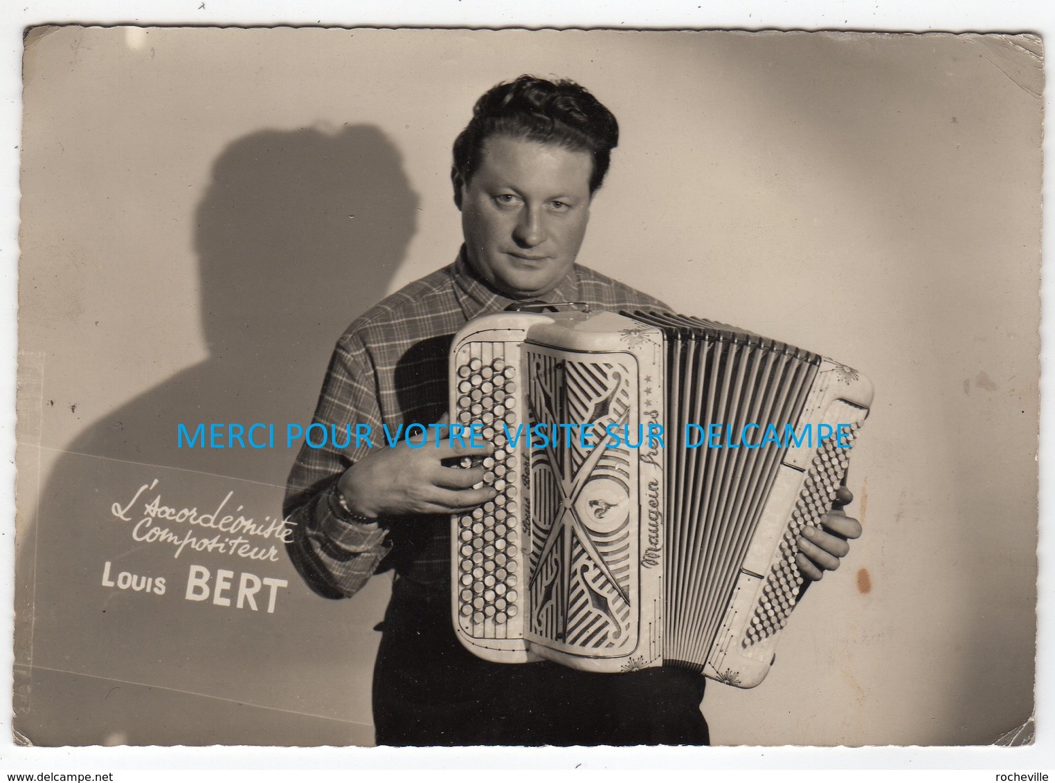 Photo : Louis BERT, L'Accordéoniste, Compositeur, Chef D'Orchestre     - à Talissieu - AIN - Photos