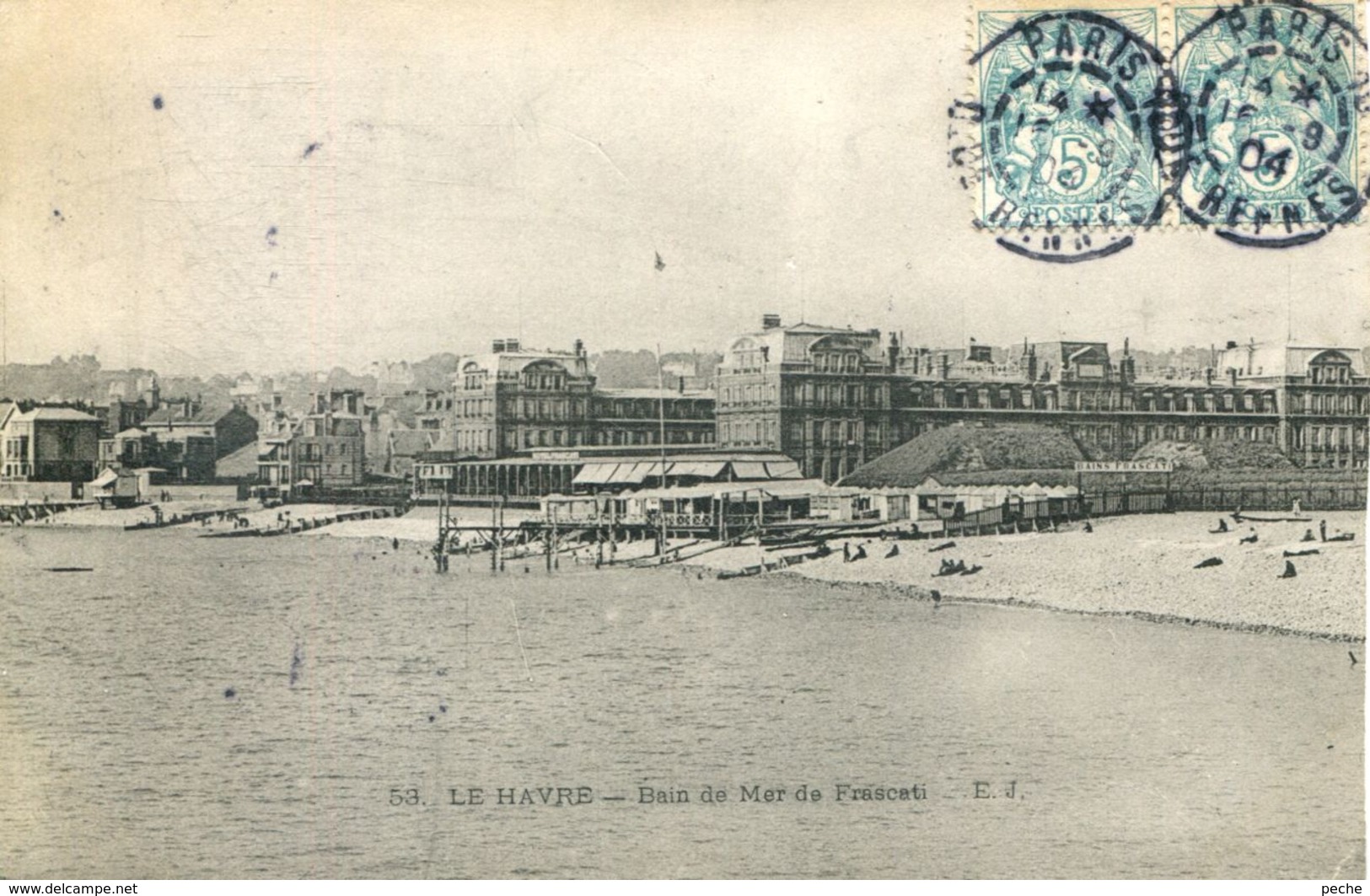 N°69594 -cpa Le Havre -bain De Mer De L'hôtel Frascati- - Non Classés