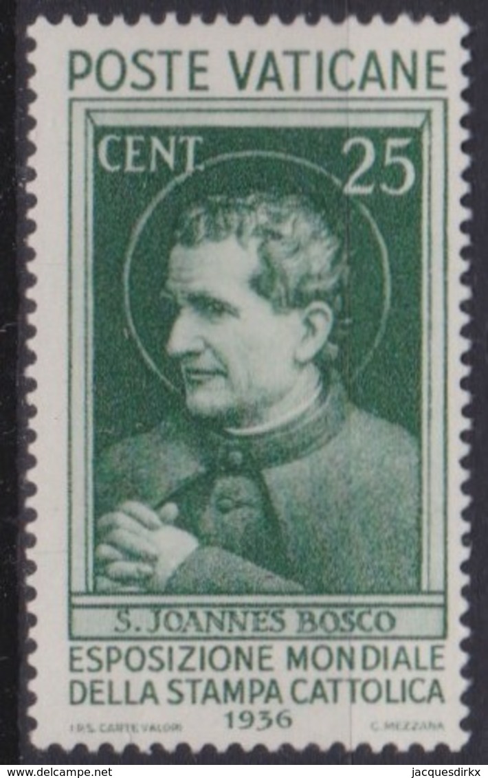 Vatican    .    Yvert   .    74       .    *     .          Mint-hinged - Unused Stamps