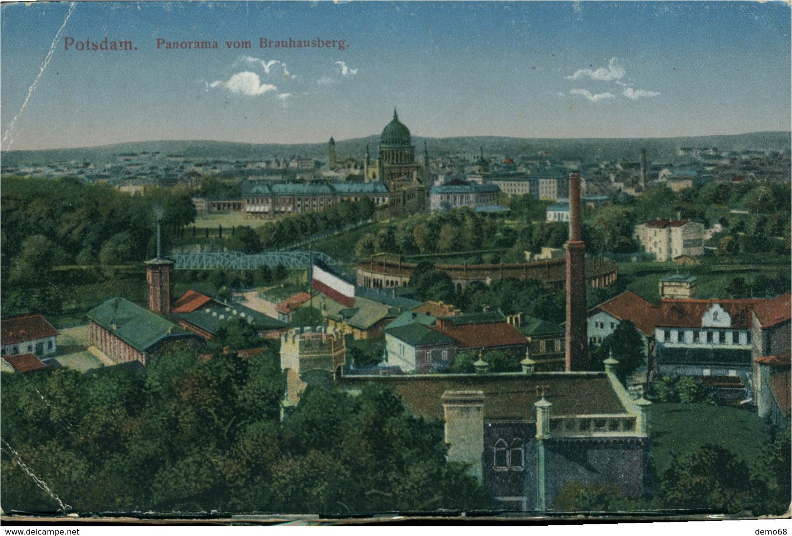 Potsdam Allemagne Deutschland Germany Brandebourg  Vue Générale (ruban Adhésif Au Verso) - Potsdam