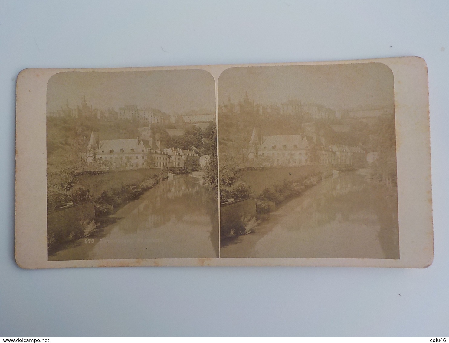 Début 1900 Lot 3 Photos Stéréoscopiques Luxembourg 970 Grund Château 959 Grund 1090 - Stereoscoop