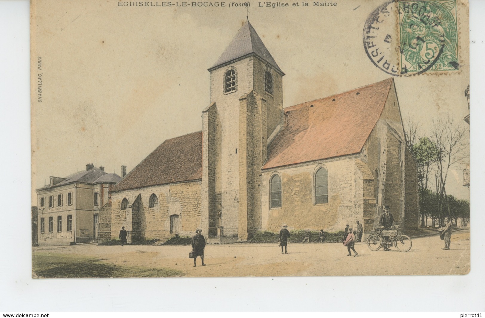 EGRISELLES LE BOCAGE - L'Eglise Et La Mairie - Egriselles Le Bocage