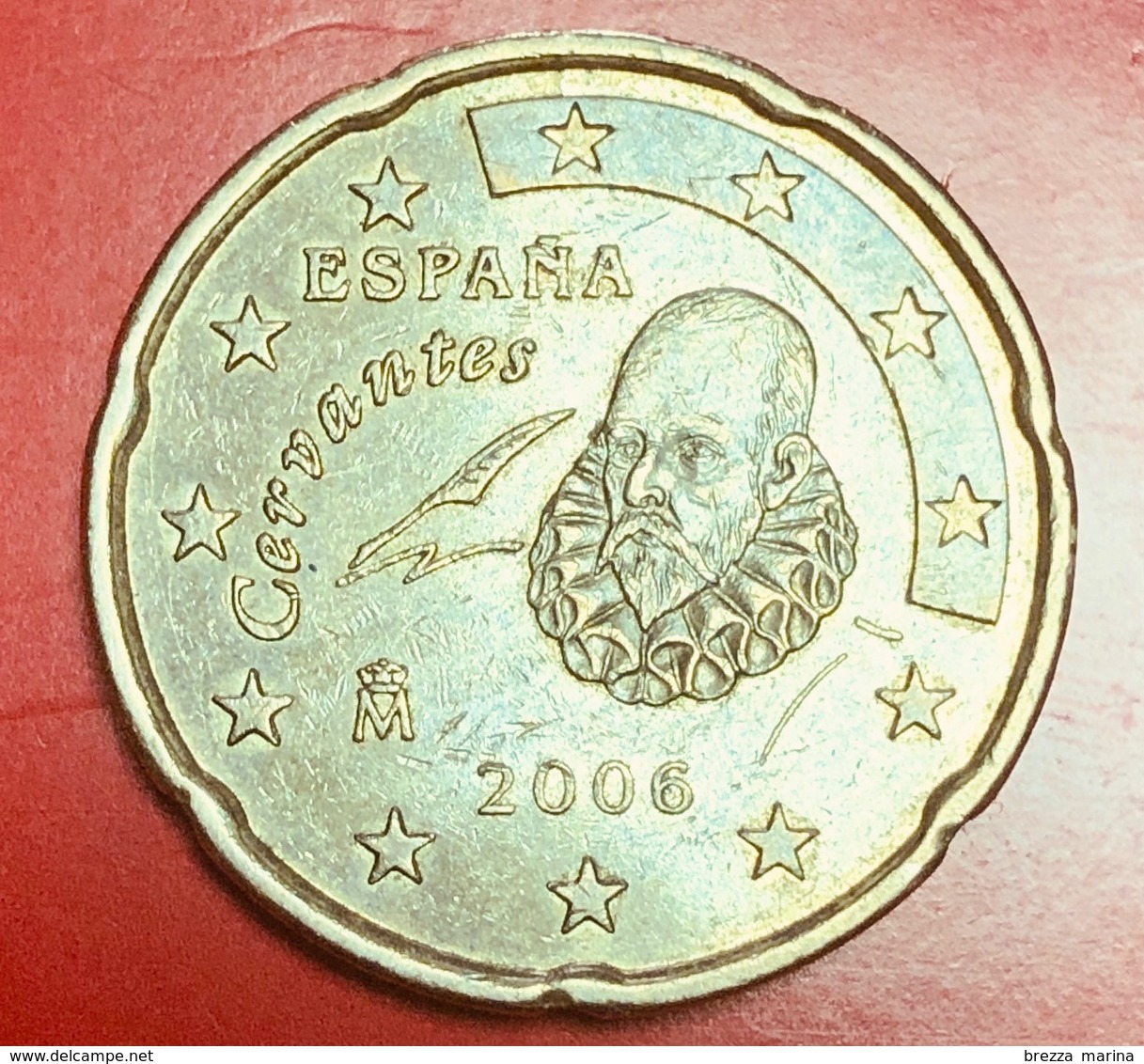 SPAGNA - 2006 - Moneta - Ritratto Di Miguel De Cervantes - Euro - 0.20 - Spagna